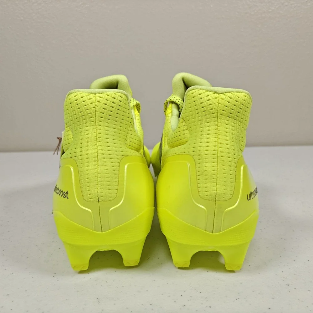 Adidas Ultraboost Ultra Boost Football Cleats Solar Yellow Mens Size 10.5 JP7413